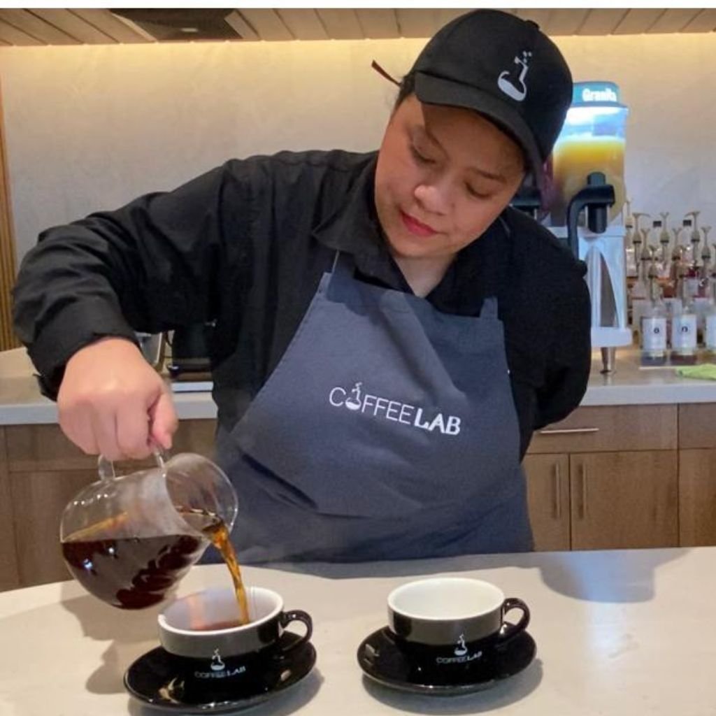 Fany Padilla, barista de Coffe Lab de Espresso Americano de San Pedro Sula, Honduras.