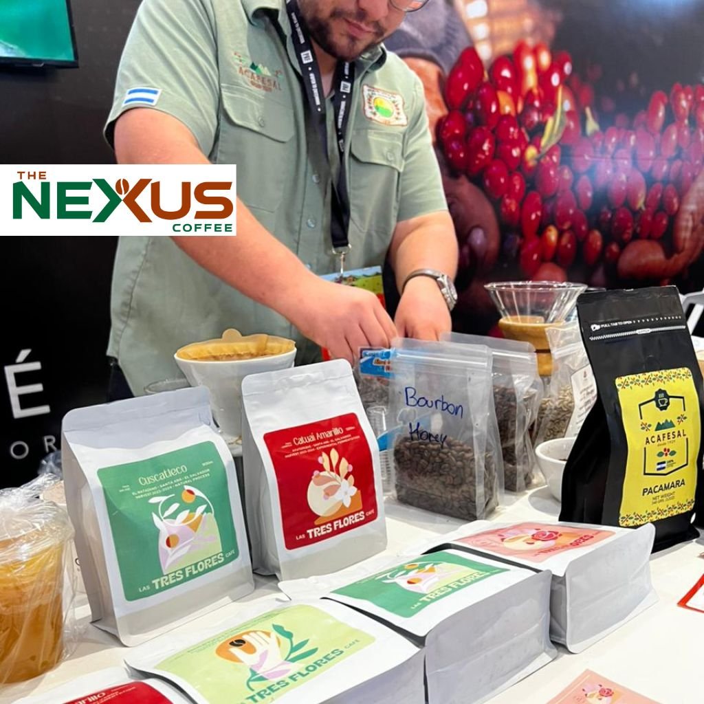 Café Tres Flores de El Salvador.