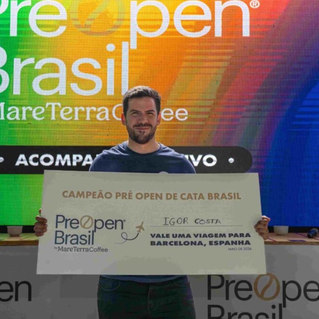 Igor Costa ganó el Pre-Open de Cata de Brasil (Foto : Mare Terra Coffee)