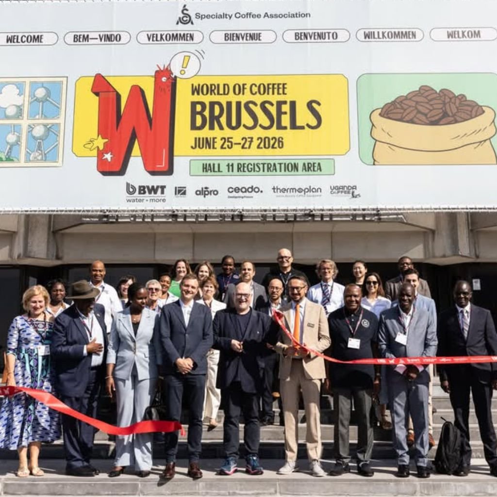 Inauguración del World of Coffee Brussels en Bruselas, Bélgica, el 25 de junio de 2026.