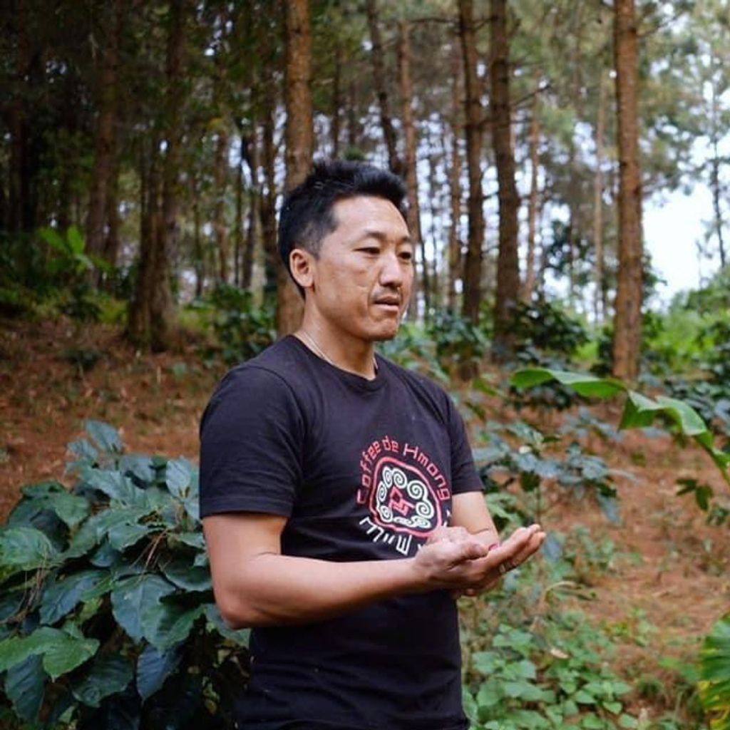 Wichai Kamnerdmongkon en una foto de la Alianza para la Excelencia en el Café.