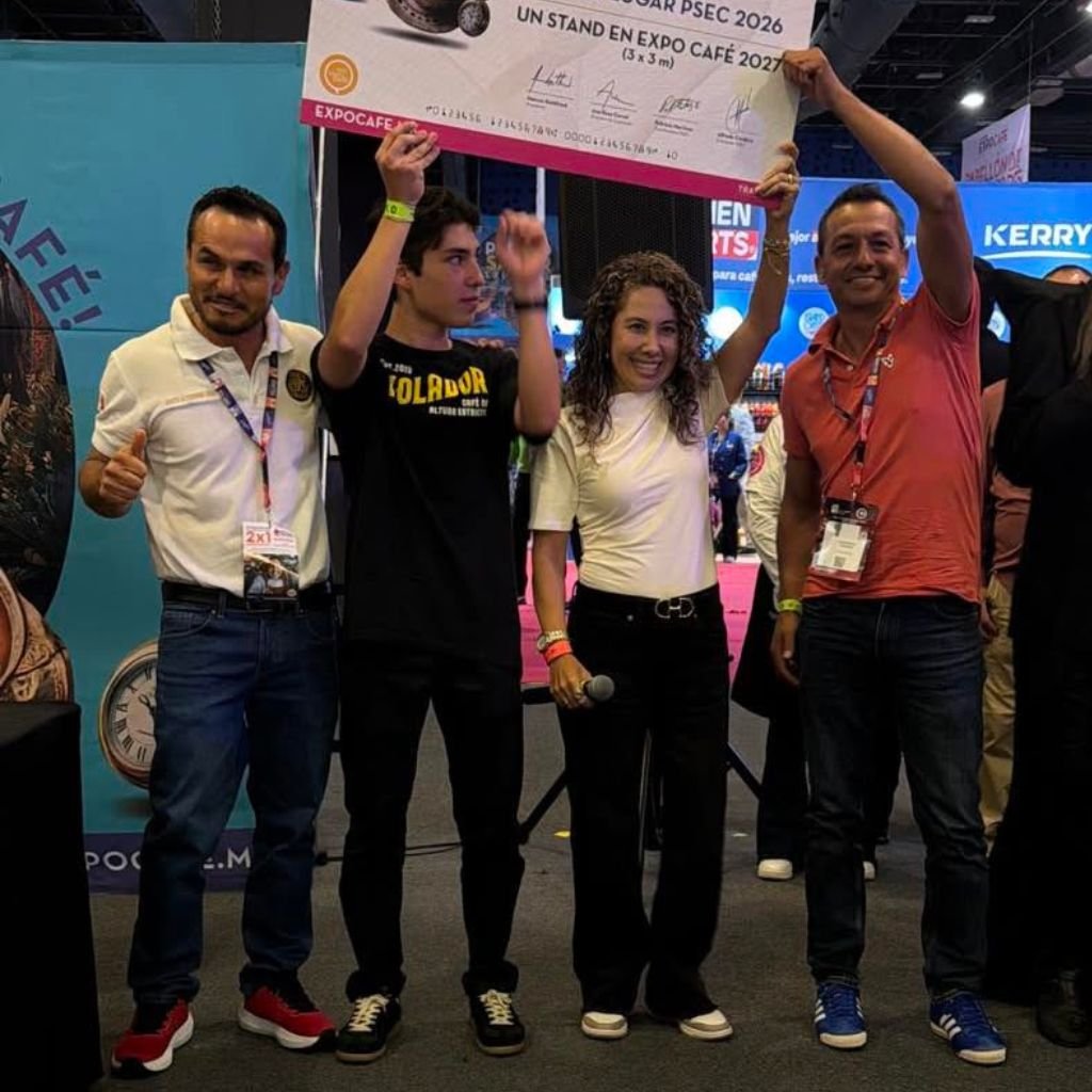 Volador de Huatusco logra el primer lugar del Premio Sabor Expo Café 2026 y gana stand de 3X3 en Expo Café 2027.